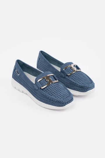 mocassins blauw met... 2