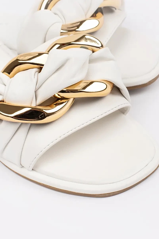 slippers voor vrouwen plat witte kleur slippers voor vrouwen plat witte kleur