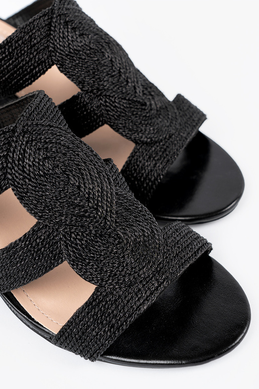 Sandales tissées pour femmes couleur...