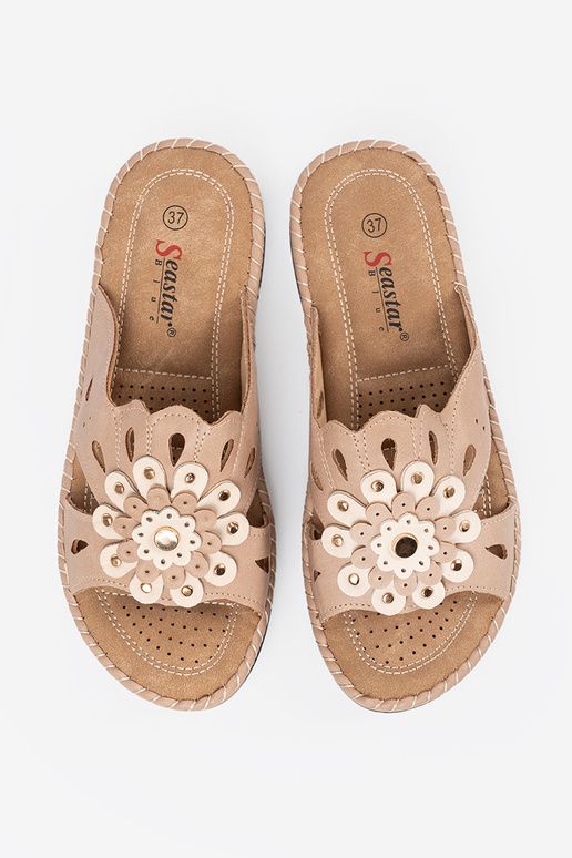 Dames slippers met decoratieve... Dames slippers met decoratieve...