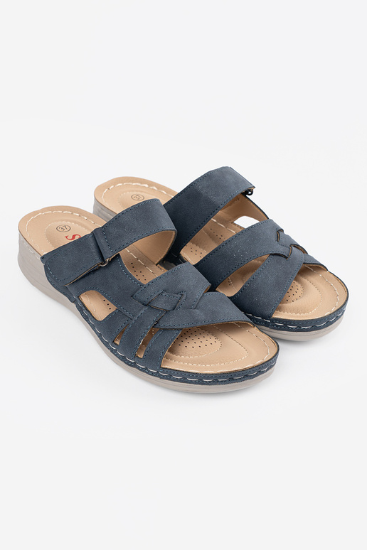 Dames slippers met decoratieve...