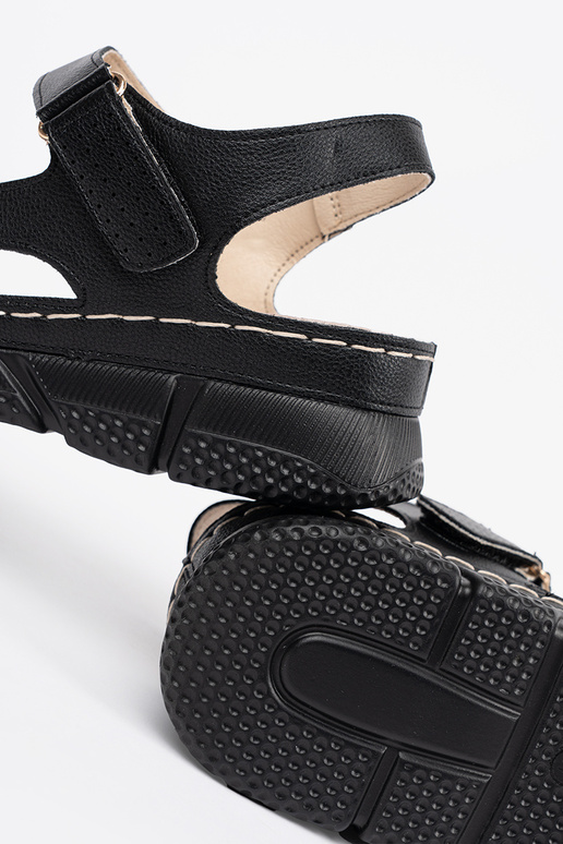 Sandales classiques noires pour femmes Sandales classiques noires pour femmes