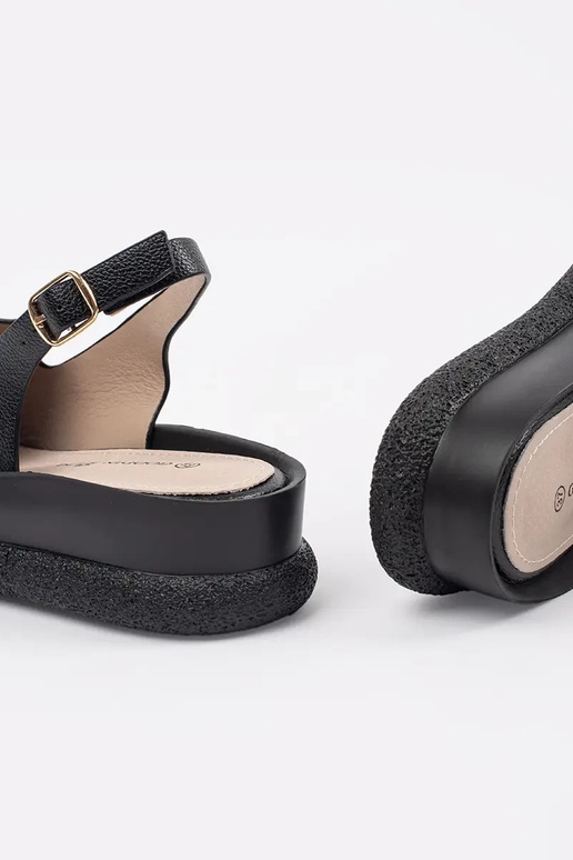 sandales confortables noires pour femmes