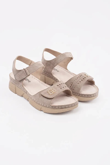 zandkleurige sandalen voor... 2
