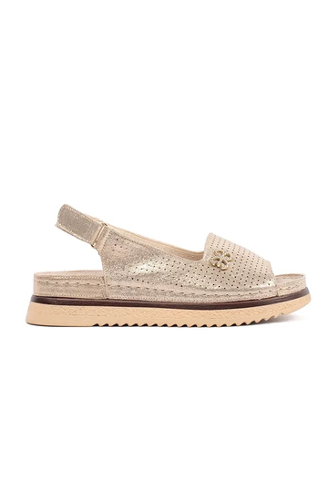 zachte sandalen met...