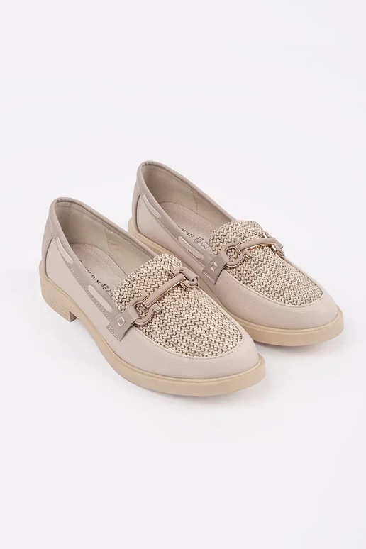 mocassins ivoire avec semelle en cuir mocassins ivoire avec semelle en cuir