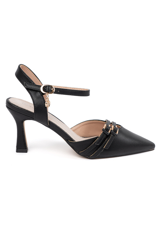 Hochhackige Schuhe in schwarzer Farbe