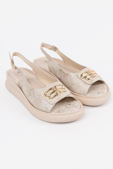 Donkergrijs bruine sandalen... 2