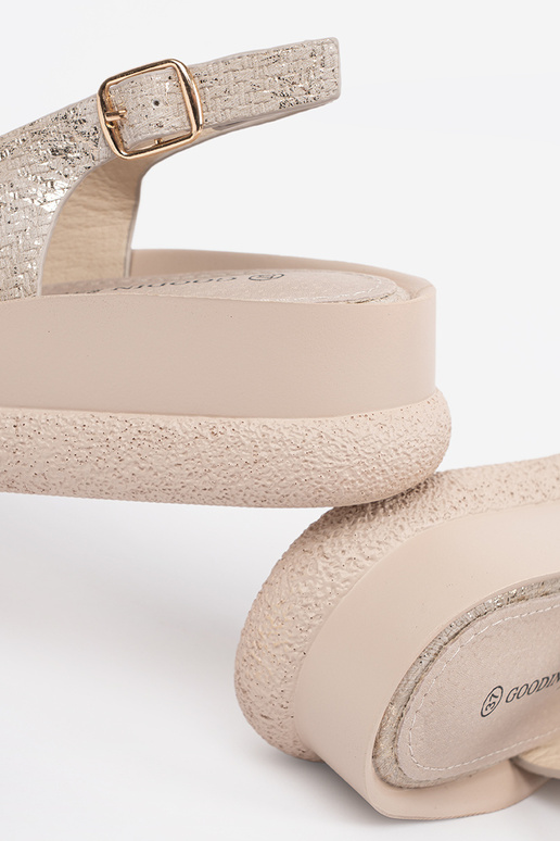 Donkergrijs bruine sandalen met...