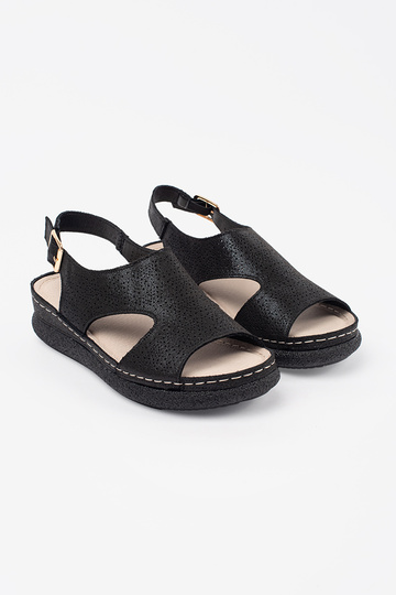 Zwarte sandalen op een... 2