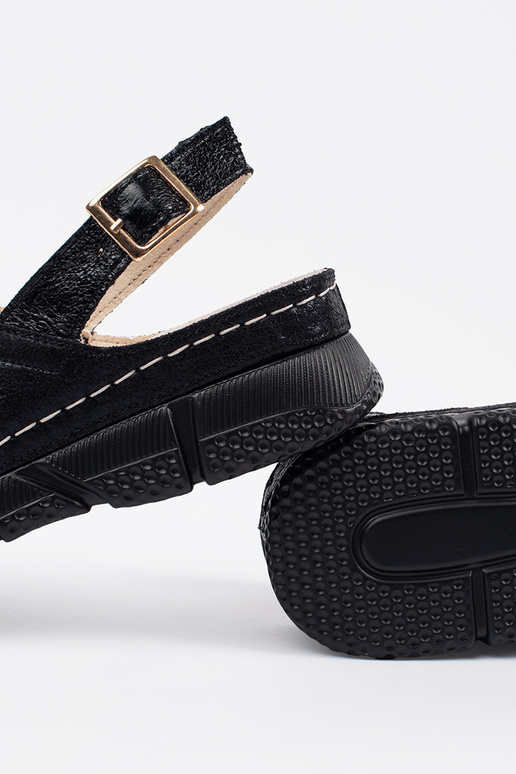 Tongs plates noires Tongs plates noires