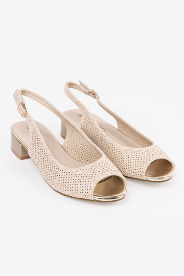 Ivoorkleurige geperforeerde... 2