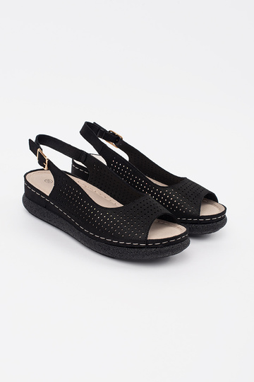 Zwarte Comfortabele Sandalen 2