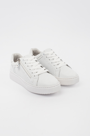Witte sneakers met platform... 2