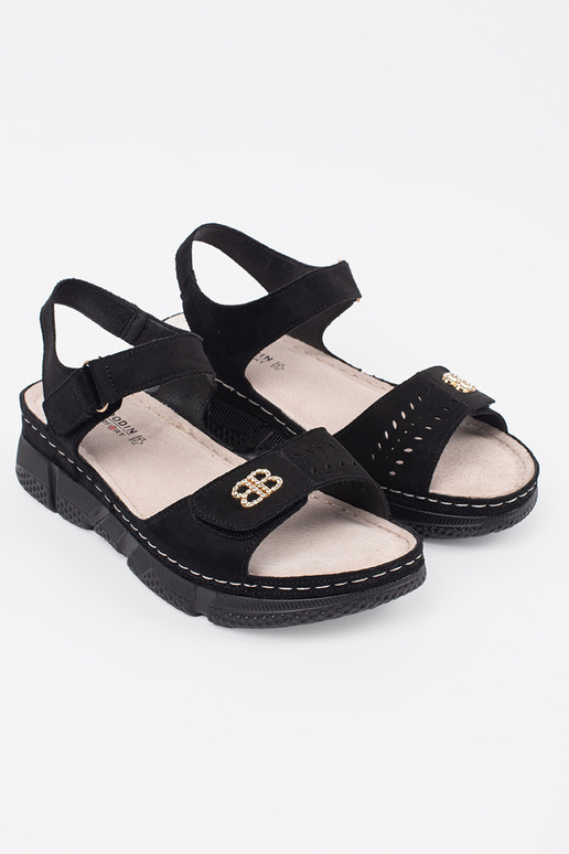 Zwarte sandalen voor dames