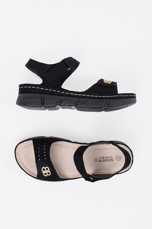 Zwarte sandalen voor dames