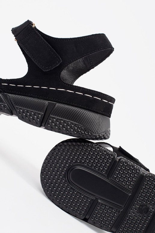 Zwarte sandalen voor dames