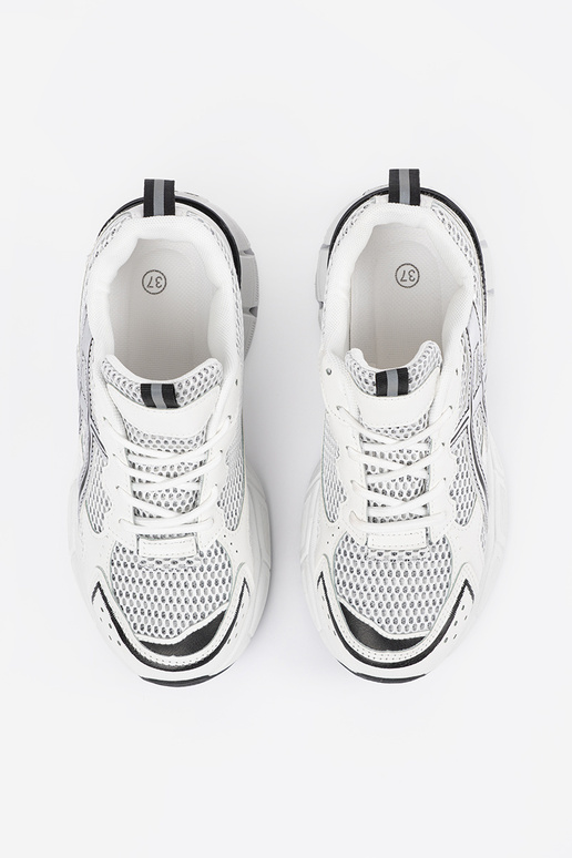 Dames wit-zwart sportieve schoenen... Dames wit-zwart sportieve schoenen...