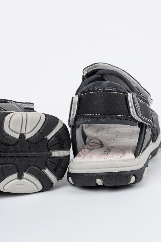 Schwarze Jungen-Sandalen