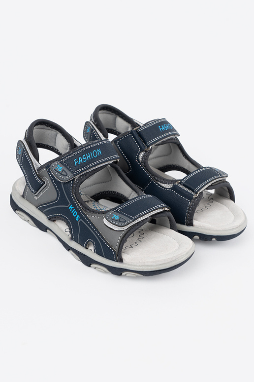 Dunkelblaue Jungen-Sandalen