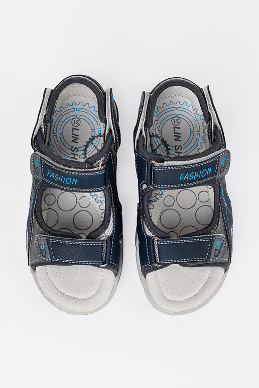 Donkerblauwe jongenssandalen