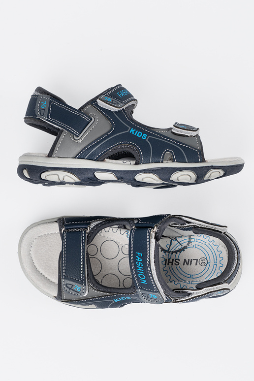 Dunkelblaue Jungen-Sandalen