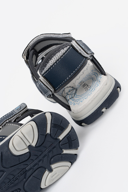 Dunkelblaue Jungen-Sandalen