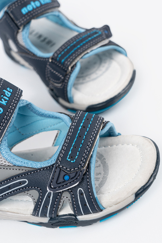 Donkerblauwe jongenssandalen Donkerblauwe jongenssandalen