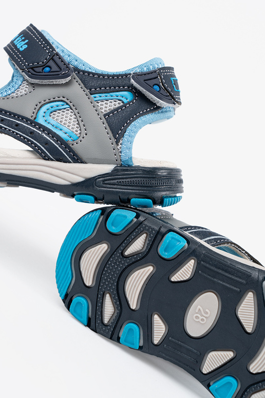 Dunkelblaue Jungen-Sandalen