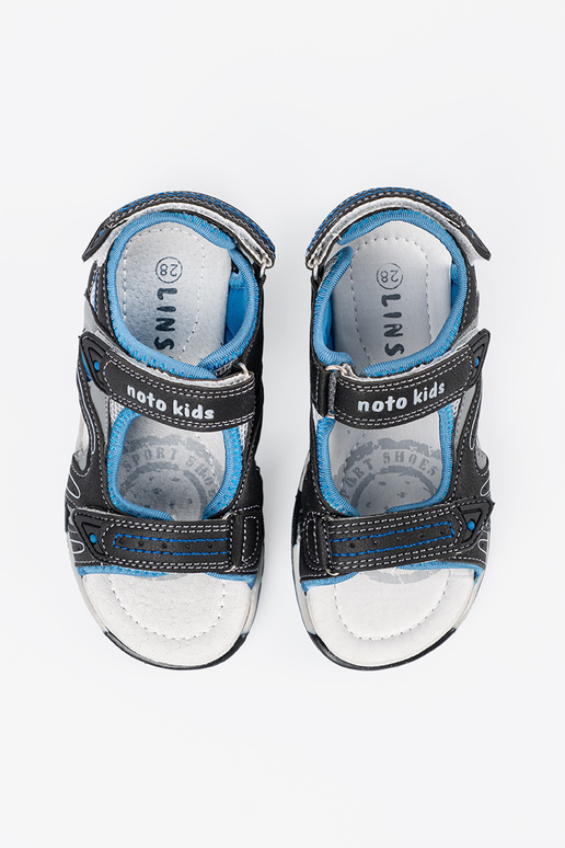 Schwarze Jungen-Sandalen Schwarze Jungen-Sandalen