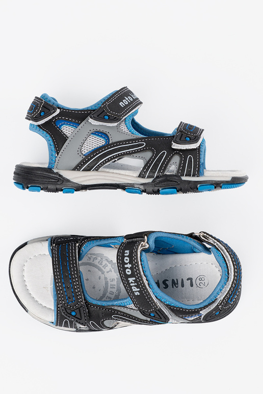 Schwarze Jungen-Sandalen Schwarze Jungen-Sandalen