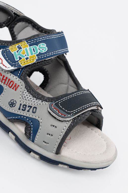 Blaue Jungen-Sandalen