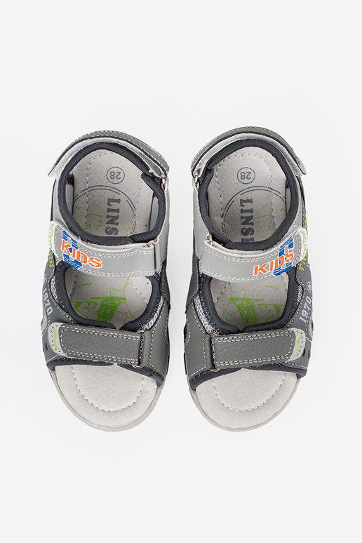 Grijze jongensschoenen