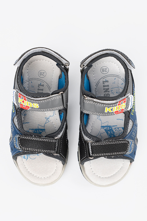 Blaue Jungen Sandalen