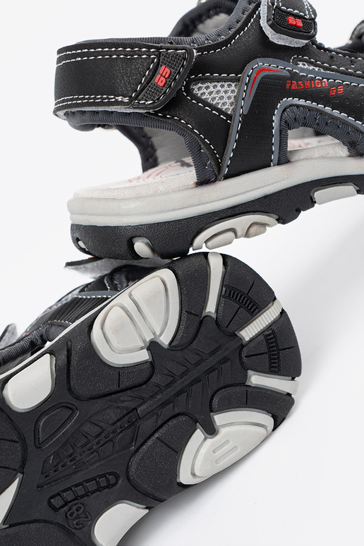 Zwarte jongenssandalen