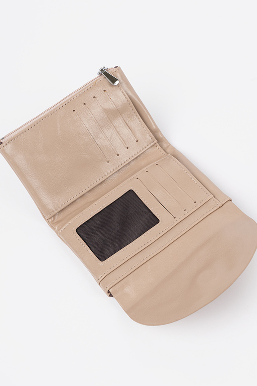 Portefeuille femme couleur sable vif Portefeuille femme couleur sable vif