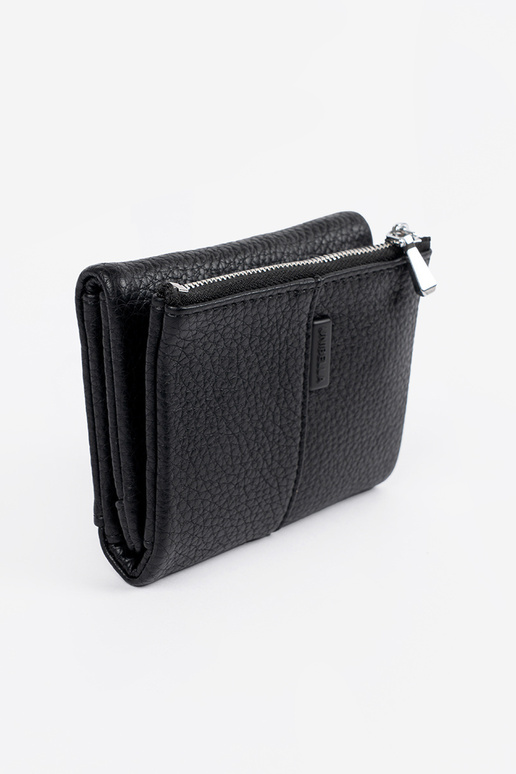 Portefeuille noir pour femme en... Portefeuille noir pour femme en...