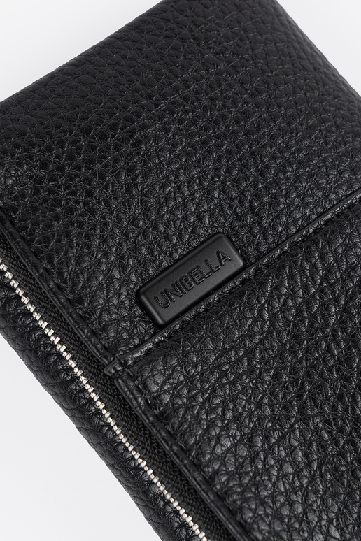 Portefeuille noir pour femme en... Portefeuille noir pour femme en...