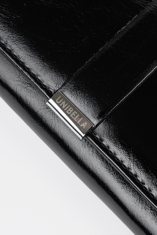 Portefeuille noir pour femme en... Portefeuille noir pour femme en...