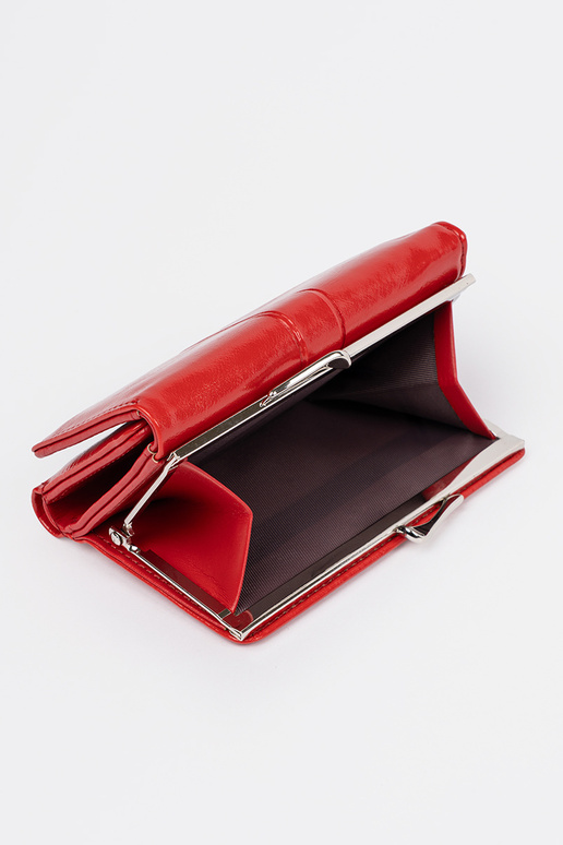 Portefeuille rouge pour femme en... Portefeuille rouge pour femme en...