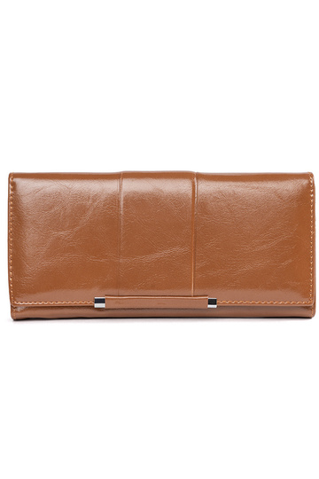 Portefeuille élégant marron...