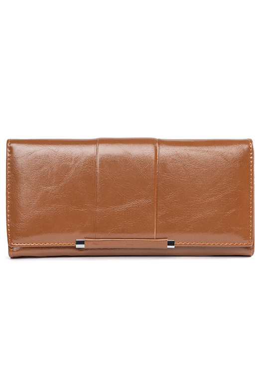 Portefeuille élégant marron pour femme