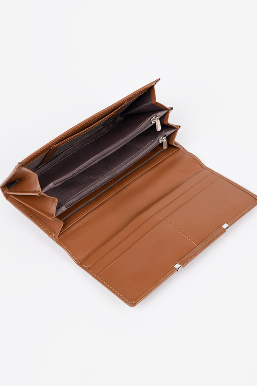 Portefeuille élégant marron pour femme