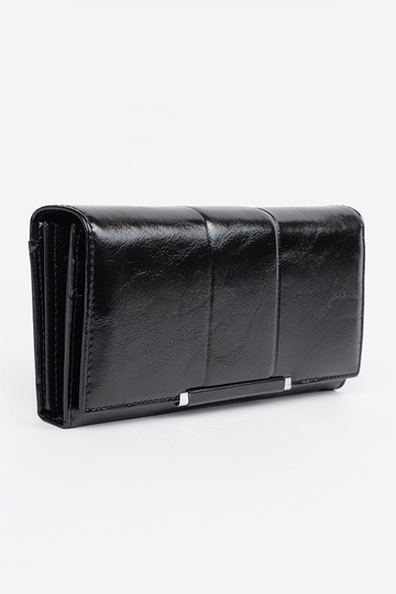 Elegante schwarze Damenbörse 2