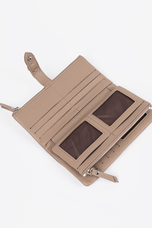 Ivory kleurige damesportemonnee met... Ivory kleurige damesportemonnee met...