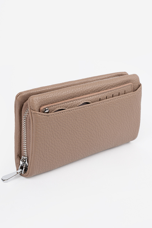 Große Damenbörse in elfenbeinfarben