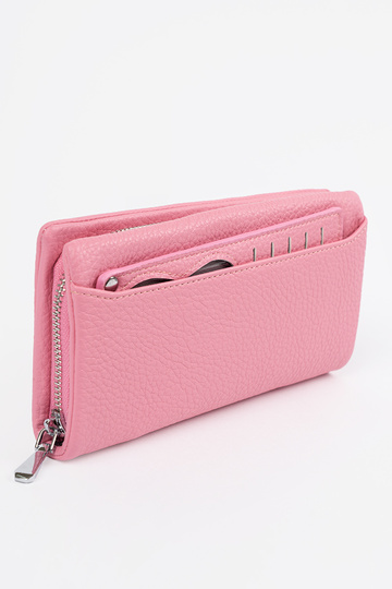 Große Damenbörse in rosa 2