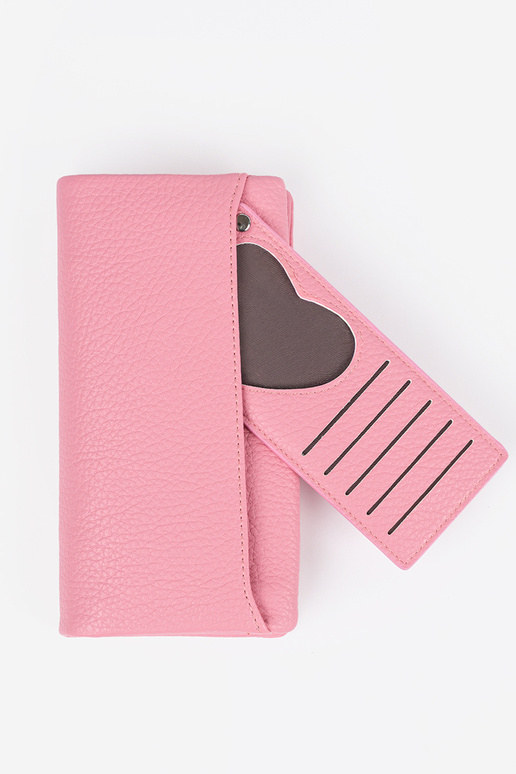 Große Damenbörse in rosa