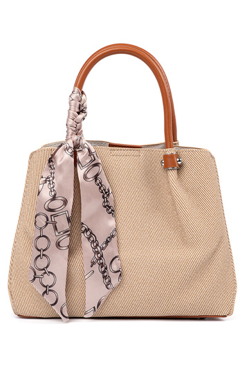 Petit sac gris avec une...