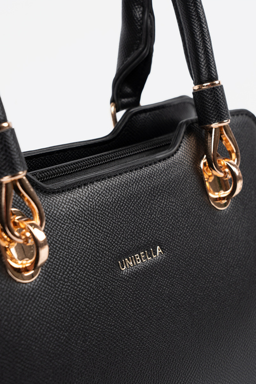 Schwarze Damenhandtasche-Koffer